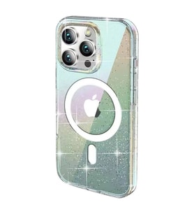 Joko Apple İphone 14 Pro Max Rasasi Simli Magsafe Kapak - Şeffaf