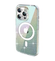 Joko Apple İphone 14 Pro Max Rasasi Simli Magsafe Kapak - Şeffaf
