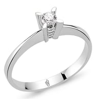 0.10 Ct Tektaş Pırlanta Yüzük RM101 (Çok Renkli)