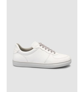MonaMae Beyaz - Gri Detaylı Kadın Sneaker