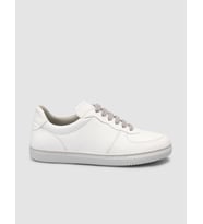MonaMae Beyaz - Gri Detaylı Kadın Sneaker