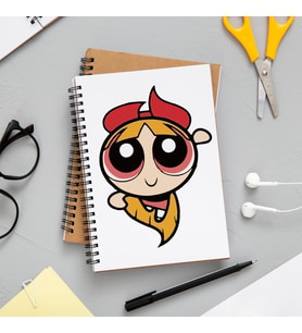 Power Puff Girls Blossom Tasarımlı Defter