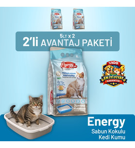 Kedi Kumu Sabun Kokulu 10 lt - 2 Adet