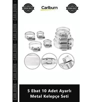 Özel Üretim Paslanmaz Hortum Sıkma Aparatı Otomotiv Bahçe 5 Ebat 10 Adet Ayarlı Metal Kelepçe Seti