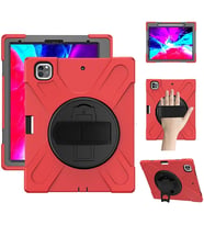 İPad Pro 12.9-inch (2021)-(2020) Kılıf Kalem Yerli 3 Katmanlı Standlı Zırh Kı - SSSSSS8743-7