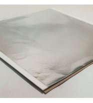 YAPRAK VARAK SANATSAL BÜYÜK BOY FOLYO EPOKSİ REÇİNE NAİL ART 16 ADET 14X14 CM GÜMÜŞ RENK