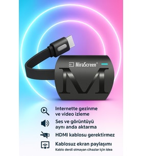 G4 Kablosuz HDMI Ses ve Görüntü Aktarıcı uyumlu