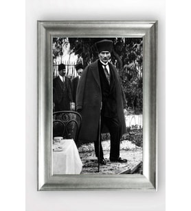 Gümüş Çerçeveli Atatürk Tablo a864