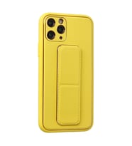 Apple İphone 11 Pro Kılıf Coco Deri Standlı Kapak - Sarı