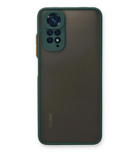 Durukar® Redmi Note 11 Kılıf Montreal Silikon Kapak - Yeşil