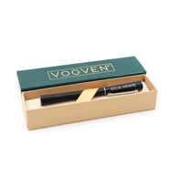 Vogven Marka İsme Özel Silindir Model Roller Kalem (Siyah)