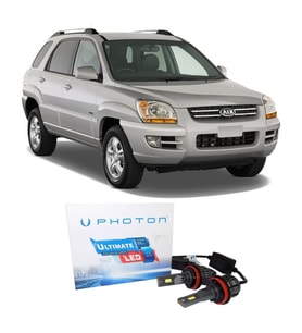 Kia Sportage Led Xenon Uzun + Kısa Far Ampulü H4 Ultimate Yeni Seri Beyaz 2004-2008