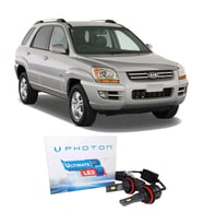 Kia Sportage Led Xenon Uzun + Kısa Far Ampulü H4 Ultimate Yeni Seri Beyaz 2004-2008