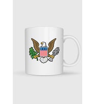 American Bald Eagle Tasarımlı Kupa Bardak