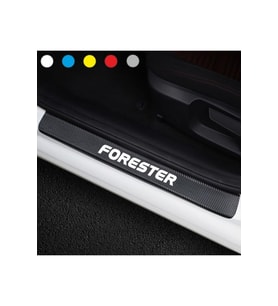 Subaru Forester İçin Uyumlu Aksesuar Oto Kapı Eşiği Sticker Karbon 4 Adet