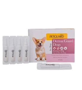Petguard 1-10 Kg Köpekler İçin Dış Etkenlere Karşı Koruma Damla 5x1 ml