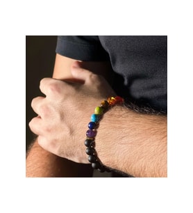 A+ KALİTE  Erkek Çakra Bilekliği > Sertifikalı - Handcrafted