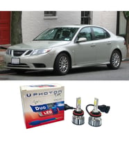 Saab 9-3 Led Xenon Uzun + Kısa Far Ampulü H4 Duo Yeni Seri Beyaz