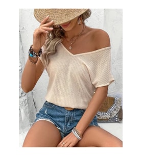 Tüy Baskılı Crew Neck Tank Top, Yaz Için Rahat Kolsuz Tank Top, Kadın Giyim
