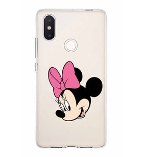 Xiaomi Mi 8 Se Uyumlu Kapak Minnie Mouse Tasarımlı Şeffaf Silikon Kılıf