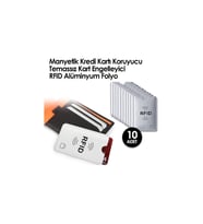 Manyetik Kredi Kartı Koruyucu Temassız Engelleyici Rfid Alüminyum N11.3036