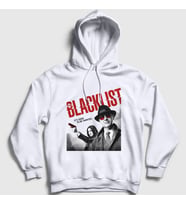 Presmono Unisex Beyaz Wanted The Blacklist Kapüşonlu Sweatshirt 184240tt