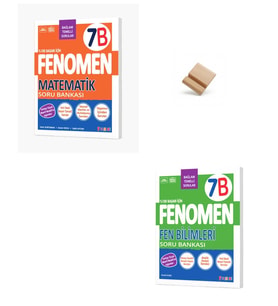 Fenomen 7. Sınıf Maarif 7B Matematik ve Fen Bilimleri Soru Bankası + Telefon Standı
