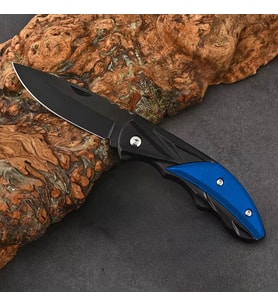 Katlanır Cep Çakısı - Kemer Klipsli - SDR-079 - Mavi