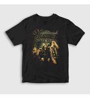 Presmono Unisex Çocuk Siyah Imaginaerum Nightwish T-Shirt 475552tt