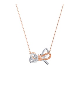 Monemel Rosegold Fiyonk Kolye (Altın Kaplama) SEVGILIYE HEDIYE