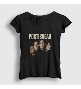 Presmono Kadın Siyah Beth Gibbons Müzik Portishead T-Shirt 506888tt