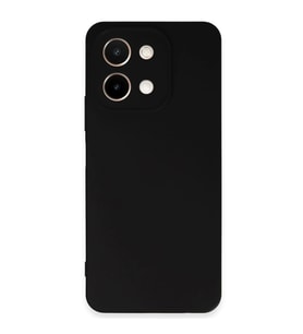 Vivo Y28 Kılıf First Silikon - Siyah