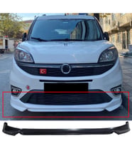 Fiat Doblo D4 Ön Ek 2015 2016 2017 2018 2019 2020 2021 Mat Siyah Plastik Ön Karlık