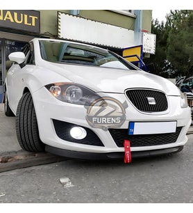 Seat Leon MK2 MK2.5 2006-2012 Uyumlu H lip Esnek Ön Lip 2 Parça Karlık Ön Ek Tampon Altı Dil