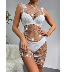 Pilelistore MİDİ ELBİSE KOLSUZ