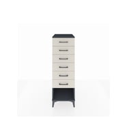 Kronos Dolap 6 Çekmeceli 44x59x134 Antrasit-Aytaşı