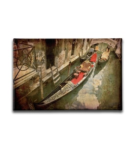 Venedik Kayık Canvas Tablo ATY142