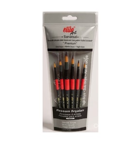 Stilo Art Yuvarlak Uç Fırça Seti 6Lı Set-3