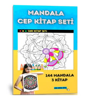 Mandala Cep Kitap Seti (Sarı Serisi)