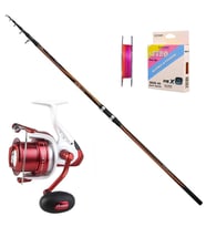 Shimano Sonora 420cm - Okuma Wave X-8000 Surf Olta Seti (Standart)