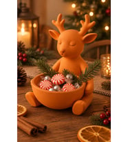 Ren Geyiği Çok Amaçlı Kase – Noel Sunum Kabı
