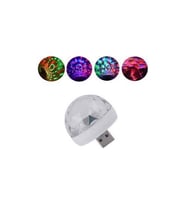Car Oto Müziğe Duyarlı Disko Topu USB LED