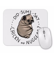 Chubby Pug  Tombul Köpek Mouse Pad