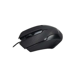 Konyax Siyah Mat Desenli USB Kablolu 3D Optik Mouse