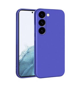 Samsung Galaxy S23 Plus Uyumlu Kılıf Zore Premier Silikon Kapak (SAKS MAVI)