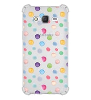 PrintiFy Samsung Galaxy J5 Uyumlu Water Color 6 Baskılı Şeffaf Köşe Korumalı Antişok Kılıf