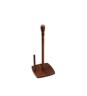 Mien MEN 7B48 Akasya Ahşap Kağıt Havluluk 15x15x35 cm (Kahverengi)
