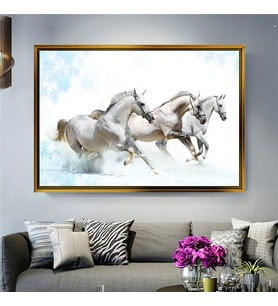 Altın Çerçeveli dekoratif tablo a959 (Gold)