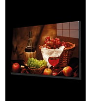 Meyveler Cam Tablo 4mm Dayanıklı Temperli Cam