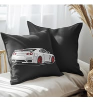 eJOYA Beyaz GTR Tasarımlı 2'li Yastık İçi Ve Kırlent Kılıfı 45cm 113450